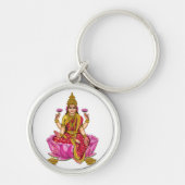 Goddess Lakshmi Sleutelhanger (Voorkant)