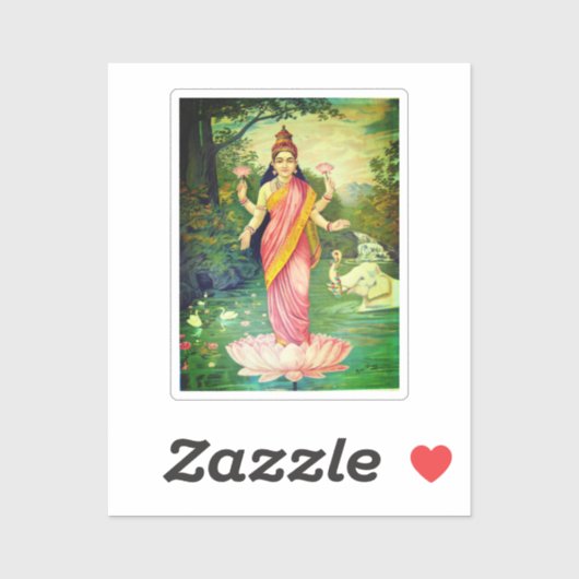 Goddess Lakshmi Sticker (Vel)