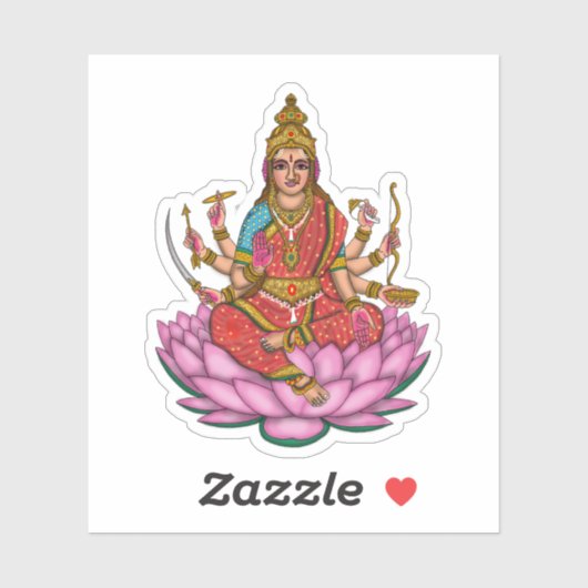 Goddess Lakshmi Sticker (Vel)