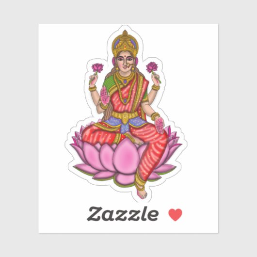 Goddess Lakshmi Sticker (Vel)