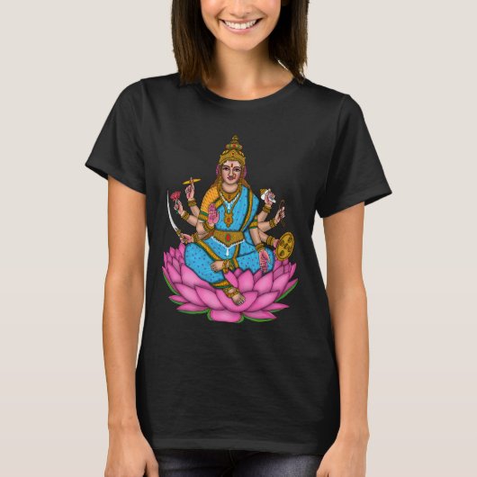 Goddess Lakshmi T-Shirt (Voorkant)