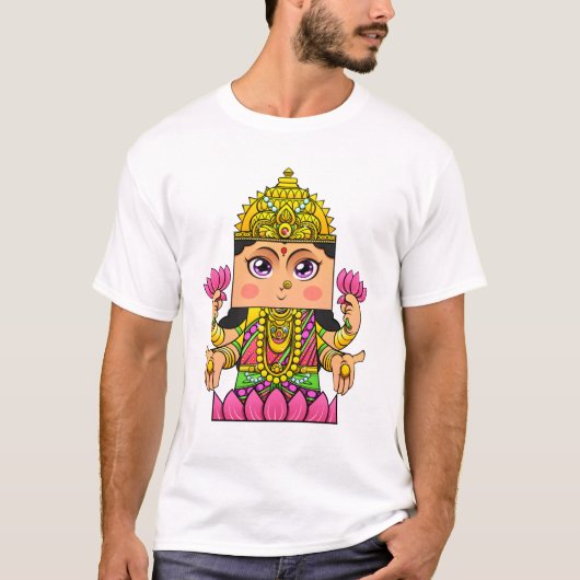 Goddess Lakshmi T-Shirt (Voorkant)