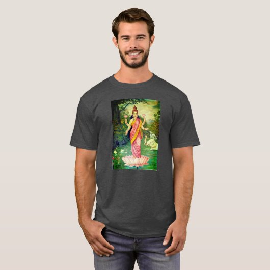 Goddess Lakshmi T-shirt (Voorkant volledig)