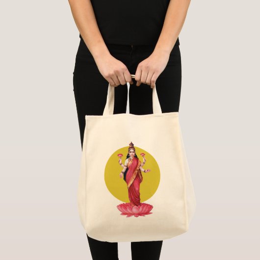 Goddess Lakshmi Tote Bag (Voorkant (product))