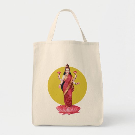 Goddess Lakshmi Tote Bag (Voorkant)