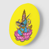 Goddess Lakshmi Wall Clock Grote Klok (Hoek)