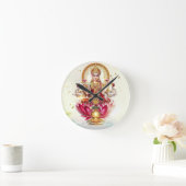 GODDESS LAKSHMI WALL CLOCK RONDE KLOK (Huis)