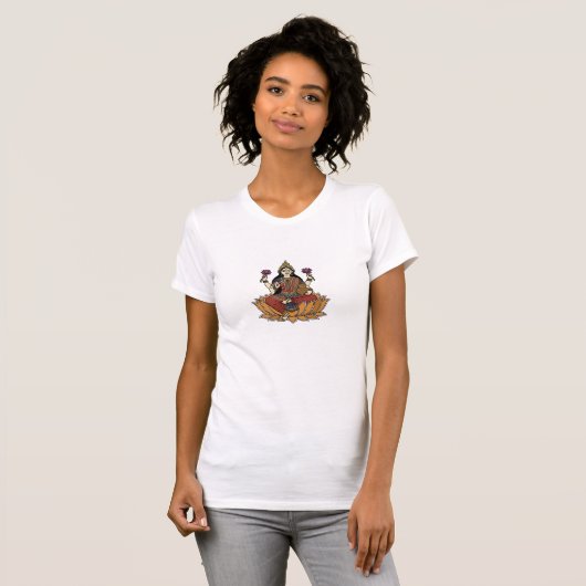 Goddess Laxmi T-shirt (Voorkant volledig)