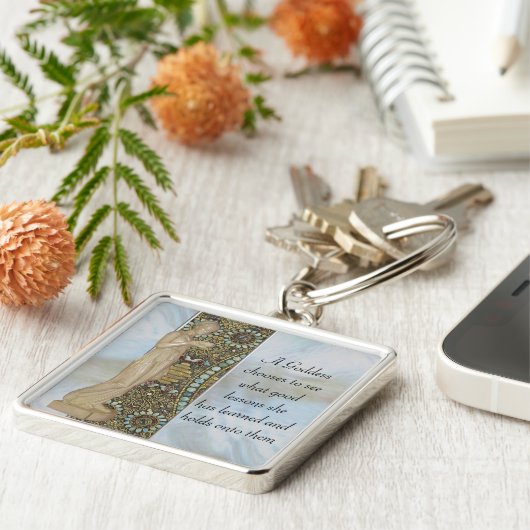 Goddess Lessons Sleutelhanger (Zijkant)