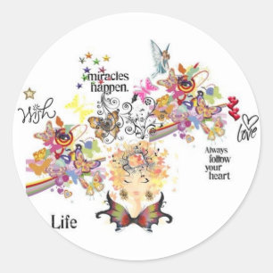 Goddess LOVE Sticker's Ronde Sticker