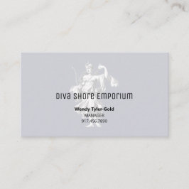 Goddess Luna Blue Watermark Visitekaartje