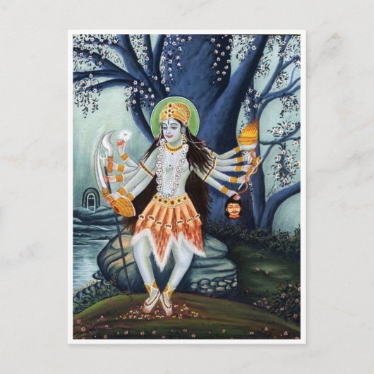 GODDESS MA KALI BEAUTIFUME POEM BRIEFKAART (Voorkant)