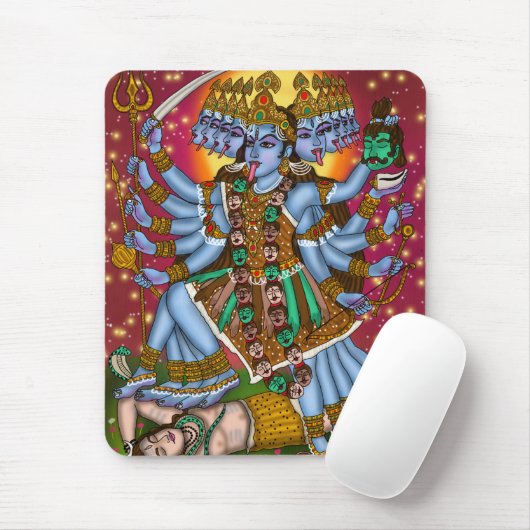 goddess Mahakali Mouse Pad Muismat (Met muis)