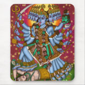 goddess Mahakali Mouse Pad Muismat (Voorkant)
