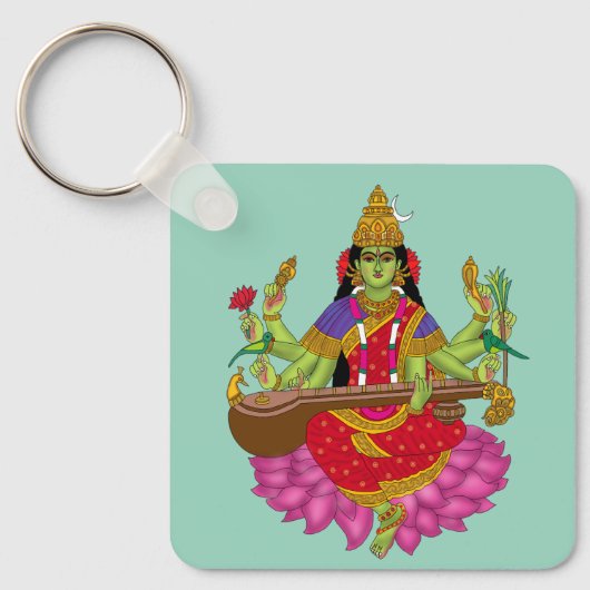 Goddess Matangi Keychain (Voorkant)