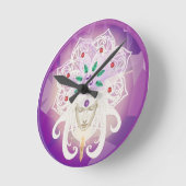 Goddess Meditation Wall Clock Ronde Klok (Hoek)