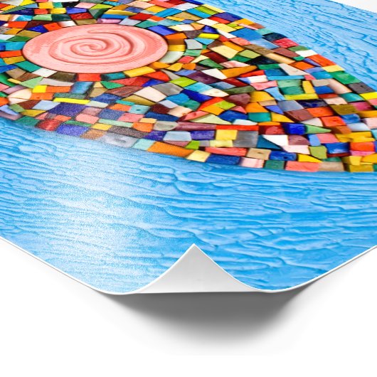 Goddess Mosaic Foto Afdruk (Hoek)