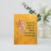 Goddess Motto Briefkaart (Staand voorkant)