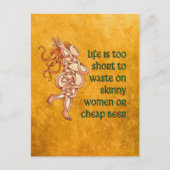 Goddess Motto Briefkaart (Voorkant)