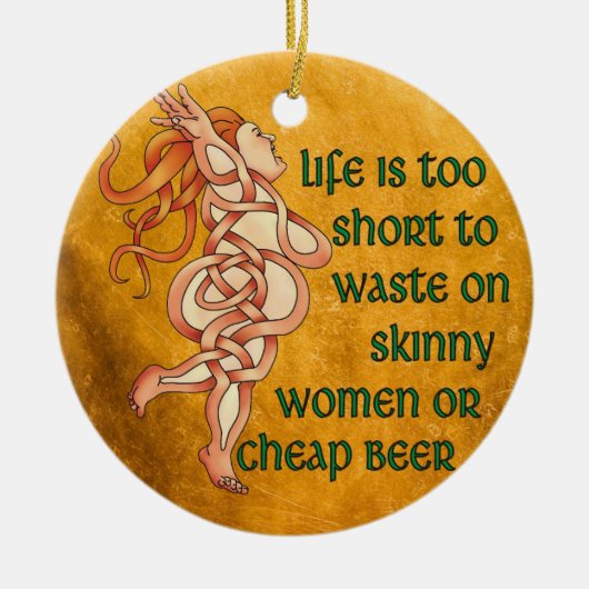 Goddess Motto Keramisch Ornament (Voorkant)