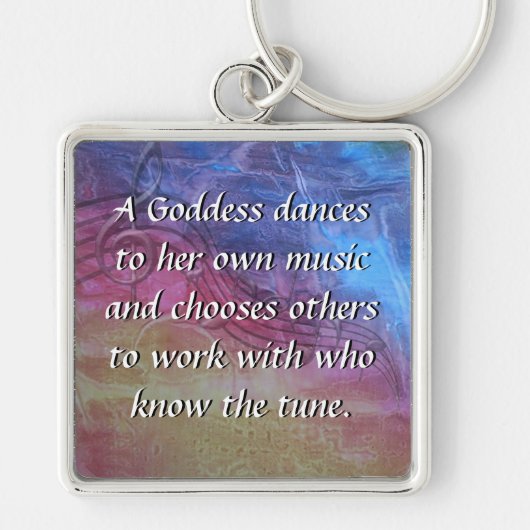 Goddess Music Sleutelhanger (Voorkant)