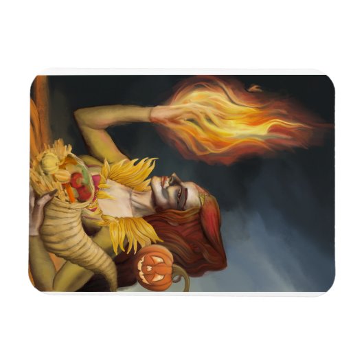 Goddess of Autumn Magneet (Horizontaal)