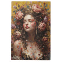 Goddess of Blooming Light – Metal Wall Art