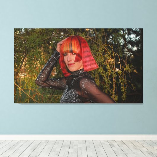 Goddess of Fashion Canvas Afdruk (Insitu (Houten vloer))