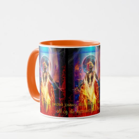 GODDESS OF FIRE PELE COFFEE MUG MOK (Voorkant links)