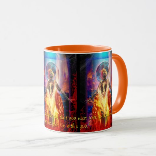 GODDESS OF FIRE PELE COFFEE MUG MOK (Voorkant rechts)
