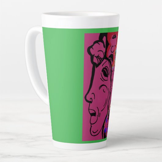 Goddess of Land and Sea Large Mug Latte Mok (Linkerhoek)