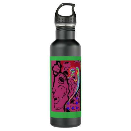 Goddess of Land and Sea Stainless Steel Bottle Waterfles (Voorkant)