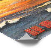 Goddess op Horseback  Japans Poster (Hoek)