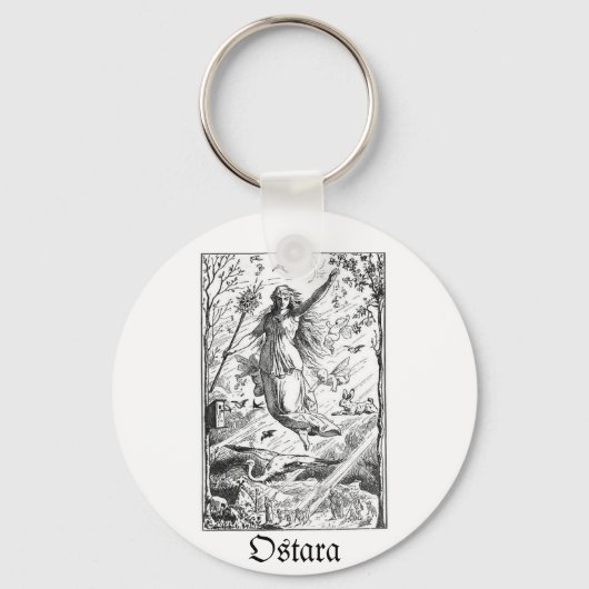 Goddess Ostara Sleutelhanger (Voorkant)