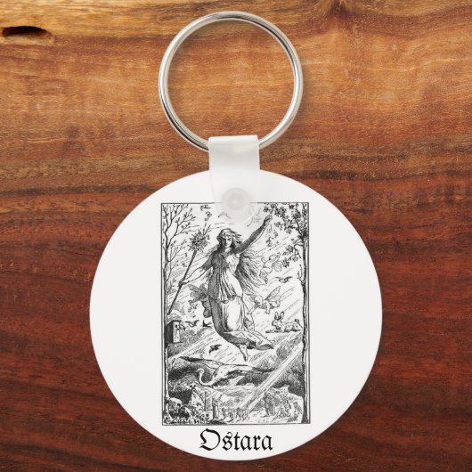 Goddess Ostara Sleutelhanger (Voorkant)