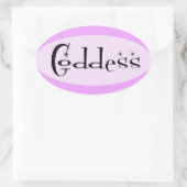 Goddess Ovale Sticker (Tas)