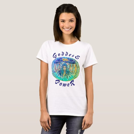Goddess Power Colorful Infinity T-shirt (Voorkant volledig)