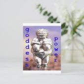 Goddess Power - Venus of Willendorf Briefkaart (Staand voorkant)