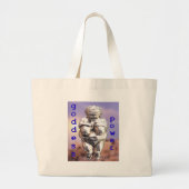 Goddess Power - Venus of Willendorf Grote Tote Bag (Voorkant)