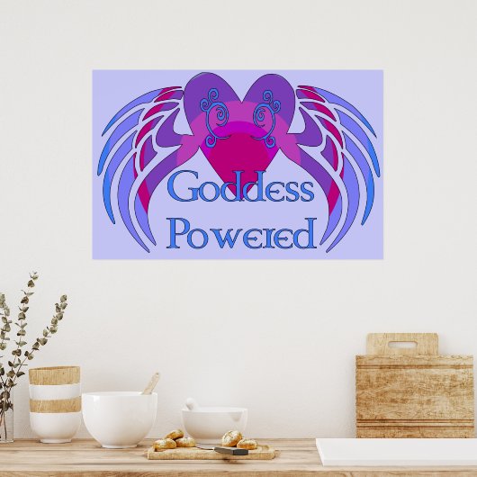 Goddess Powered Poster (Keuken)