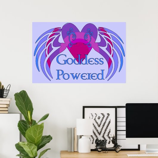Goddess Powered Poster (Thuiskantoor)
