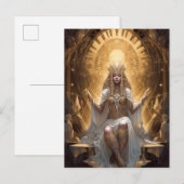 Goddess Queen Fantasy Art Briefkaart (Voorkant / Achterkant)