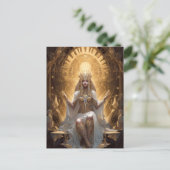 Goddess Queen Fantasy Art Briefkaart (Staand voorkant)