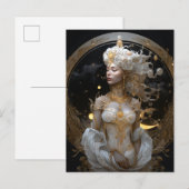 Goddess Queen Fantasy Art Briefkaart (Voorkant / Achterkant)