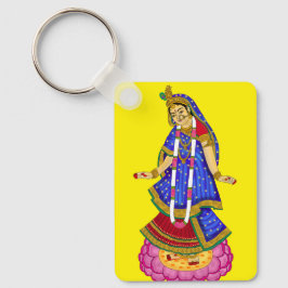 Goddess Radha Keychain