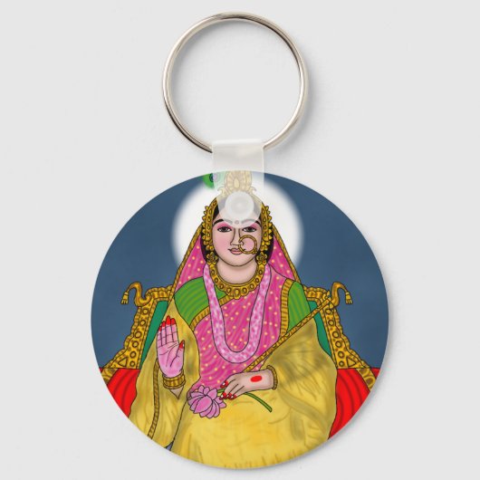 Goddess Radha Keychain (Voorkant)