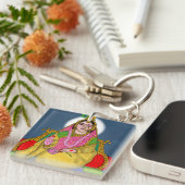 Goddess Radha Keychain (Voorkant Rechts)