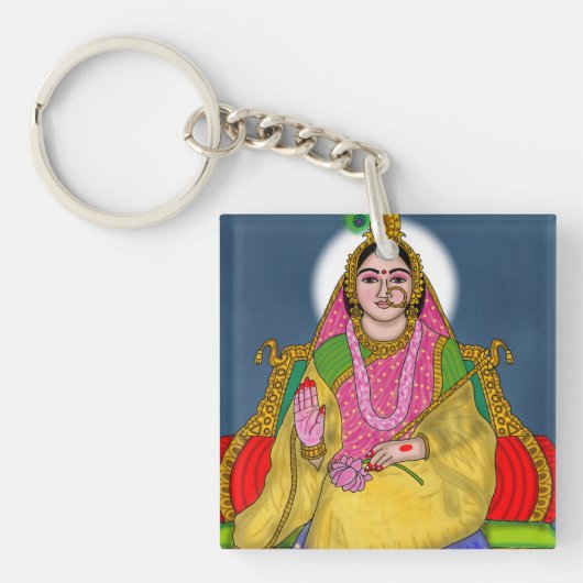 Goddess Radha Keychain (voorkant)