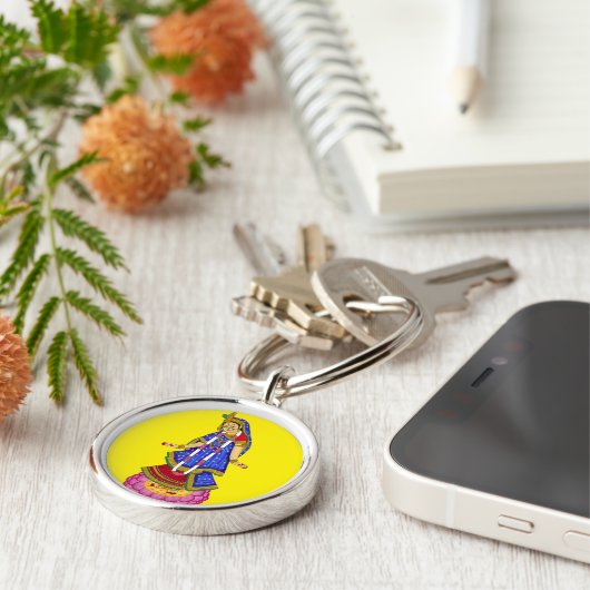 Goddess Radha Keychain (Zijkant)