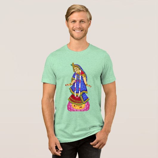 Goddess Radha T-Shirt (Voorkant volledig)